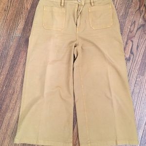 J. Crew Point Sur Cropped Wide Legs